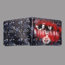 Load image into Gallery viewer, Spot Supernatural wickedness purse five star logo pattern for short money boys and girls' zero Purse