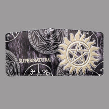 Load image into Gallery viewer, Spot Supernatural wickedness purse five star logo pattern for short money boys and girls' zero Purse