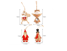 Load image into Gallery viewer, Home Christmas Wooden Angel Decorations