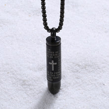 Load image into Gallery viewer, Bullet titanium steel necklace
