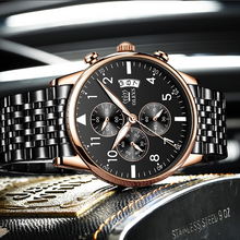 Load image into Gallery viewer, Multifunctional timing quartz watch night light waterproof men