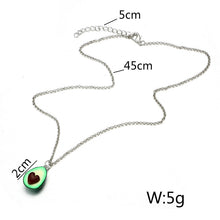Load image into Gallery viewer, Avocado Halves Necklaces