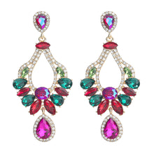 Load image into Gallery viewer, Alloy Diamond Geometric Earrings Earrings Female European And American Earrings