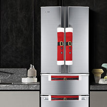 Load image into Gallery viewer, Christmas Decorations Pull Flannelette Refrigerator Handle Gloves