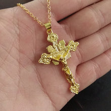 Load image into Gallery viewer, Crucifix pendant necklace