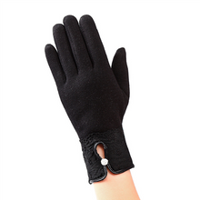 Load image into Gallery viewer, Touch screen ladies winter gloves outdoor sports cycling driving warm gloves not falling velvet gloves