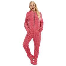 Load image into Gallery viewer, Animal Print One-piece With Foot Cover Pajamas And Home Wear
