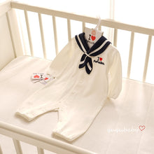 Load image into Gallery viewer, Navy Style Baby Clothes Newborn Clothes Baby Onesies