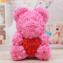 Load image into Gallery viewer, Bear Valentine's Day Rose Bear Christmas Gift