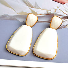 Load image into Gallery viewer, Fashion Earrings Long Resin Geometric Shape Earrings Jewelry