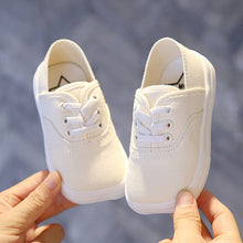 Load image into Gallery viewer, Canvas Shoes Korean Board Shoes Boys Baby White Shoes