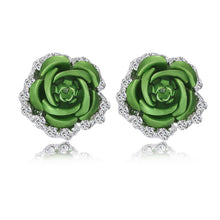 Load image into Gallery viewer, Earrings Source Wholesale Rose Flower Ear Clip Earrings