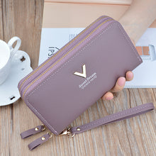 Load image into Gallery viewer, Women's purse long zipper