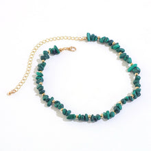 Load image into Gallery viewer, Irregular Turquoise Necklace Retro Simple Handmade Necklace