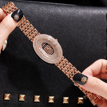 Load image into Gallery viewer, Watches Oval Set Diamond British Watch