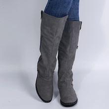 Load image into Gallery viewer, European And American Flat Zipper Women Boots