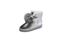 Load image into Gallery viewer, Shiny and velvet snow boots