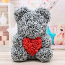 Load image into Gallery viewer, Bear Valentine's Day Rose Bear Christmas Gift