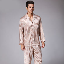 Load image into Gallery viewer, Men's Long Sleeve Pants Pajamas Set