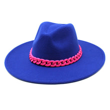 Load image into Gallery viewer, Men's And Women's Large Brim Wool Top Hat