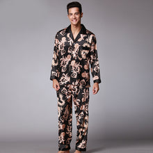 Load image into Gallery viewer, Men's Long Sleeve Pants Pajamas Set