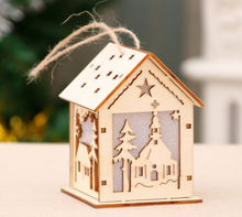 Load image into Gallery viewer, Christmas Led Light Wood Decoration