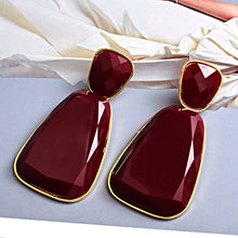 Load image into Gallery viewer, Fashion Earrings Long Resin Geometric Shape Earrings Jewelry