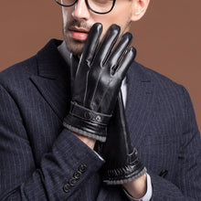 Load image into Gallery viewer, Men's Winter Warmth And Velvet Thick Sheepskin Cold-proof Gloves