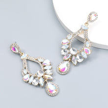 Load image into Gallery viewer, Alloy Diamond Geometric Earrings Earrings Female European And American Earrings