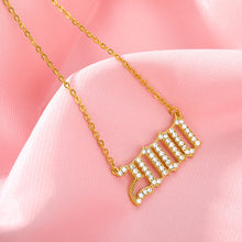 Load image into Gallery viewer, Year number necklace