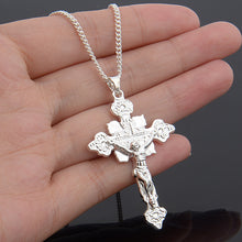 Load image into Gallery viewer, Crucifix pendant necklace