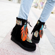 Load image into Gallery viewer, National Style Women Short Boots With Soles