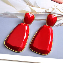 Load image into Gallery viewer, Fashion Earrings Long Resin Geometric Shape Earrings Jewelry