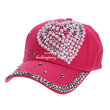 Load image into Gallery viewer, Love Cap With Pearls And Diamonds