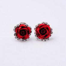 Load image into Gallery viewer, Earrings Source Wholesale Rose Flower Ear Clip Earrings