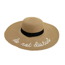 Load image into Gallery viewer, Big eaves straw hat female sunscreen sun hat