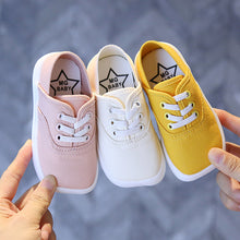 Load image into Gallery viewer, Canvas Shoes Korean Board Shoes Boys Baby White Shoes