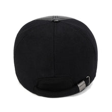 Load image into Gallery viewer, Winter Middle-aged And Elderly Leather Baseball Cap