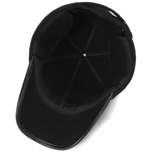 Load image into Gallery viewer, Winter Middle-aged And Elderly Leather Baseball Cap