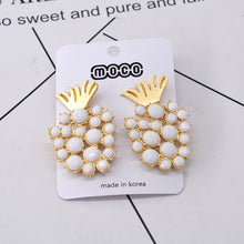Load image into Gallery viewer, Baroque Pineapple Diamonds Jane Yue Fashion Earrings Earrings