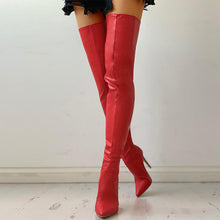 Load image into Gallery viewer, Fashionable Personality Over-the-knee Plus Size Women's Boots