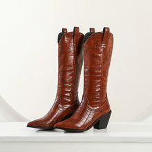Load image into Gallery viewer, Long Boots Thick Heel Boots Women's Casual Knee-length Boots High Boots