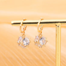 Load image into Gallery viewer, Cubic Zircon Earrings Female Personality Creative Fashion Earrings