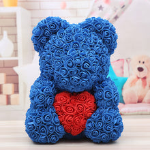 Load image into Gallery viewer, Bear Valentine's Day Rose Bear Christmas Gift