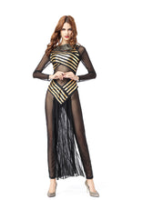 Load image into Gallery viewer, Halloween Greek Goddess Costume Ancient Cleopatra Uniform