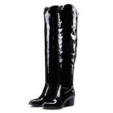 Load image into Gallery viewer, Women's Boots Leopard Print Pointed Toe Boots