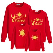Load image into Gallery viewer, The New You Are My Sunshine You Are My Sun Letter Printed Long-Sleeved Sweater