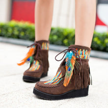Load image into Gallery viewer, National Style Women Short Boots With Soles