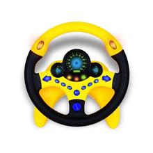 Load image into Gallery viewer, Cute Children Steering Wheel Toy with Light Simulation Driving Sound Music funny Educational Baby Electronic Travel kids toys