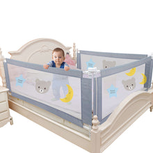 Load image into Gallery viewer, Children's bed barrier fence safety guardrail security foldable baby home playpen on bed fencing gate crib adjustable kids rails